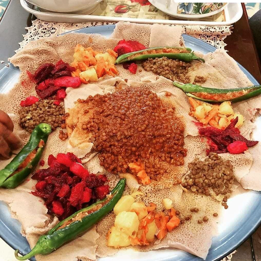 Eritrean food: Injera