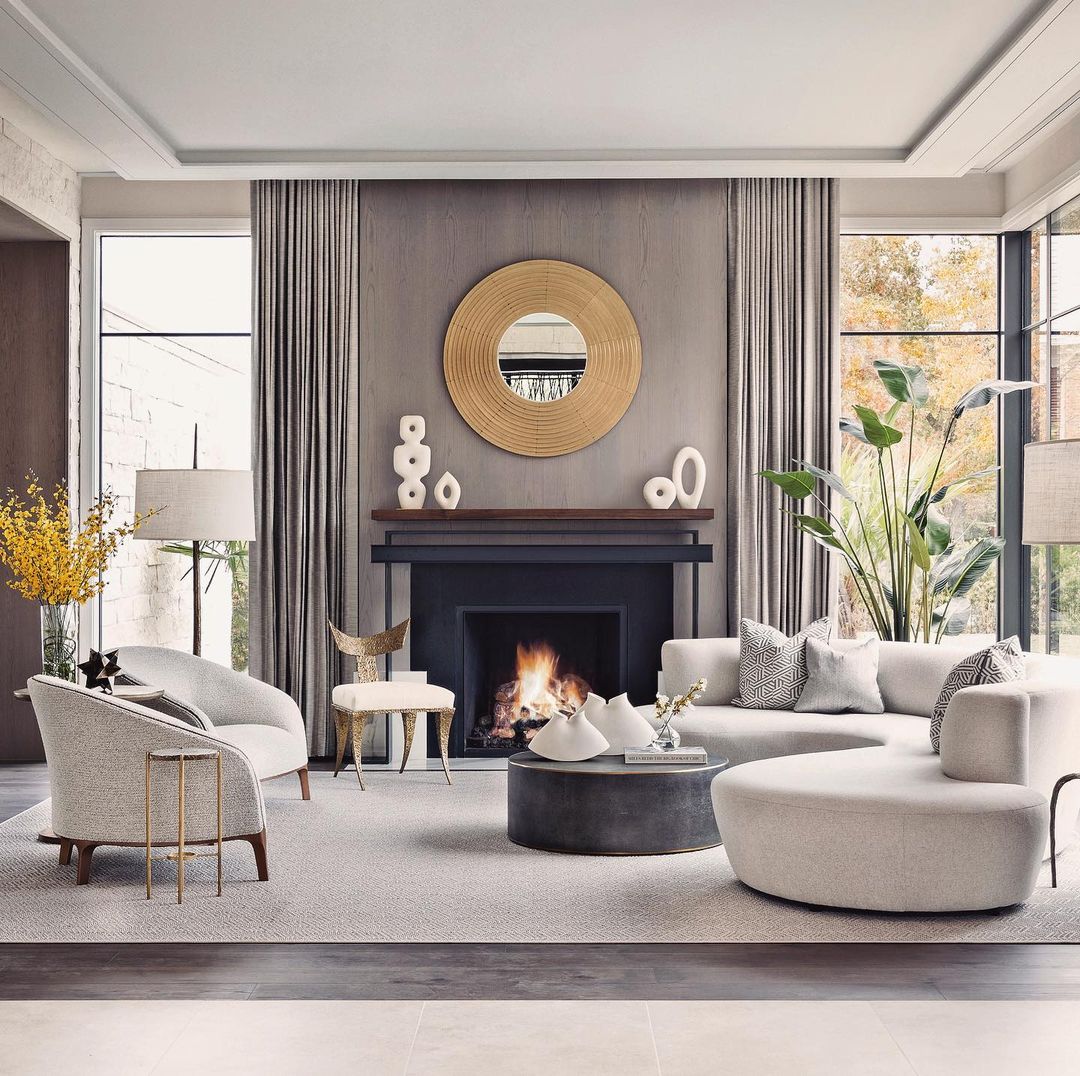 Contemporary Flair Living Room 